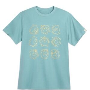 Disney Blue and Yellow Short Sleeve Tee Casual Fit